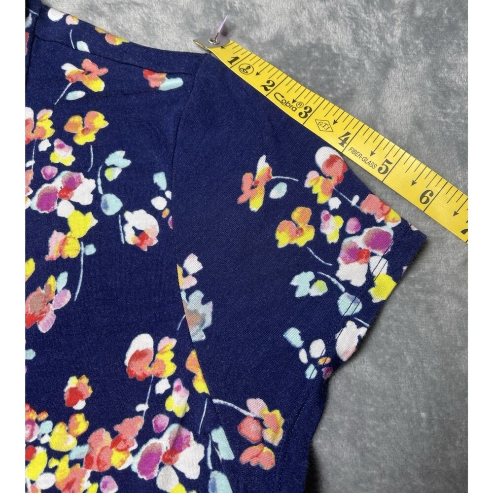 Cable & Guage silky soft womens floral blouse sz PL cottage fairy party Y2K - Picture 5 of 8